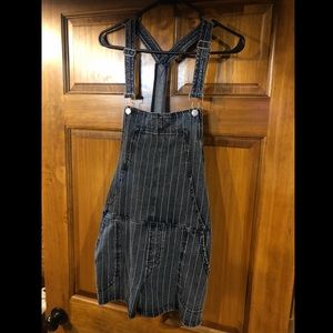 Z supply denim overall shorts